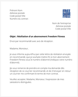 Se désabonner de Freedom Fitness