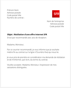 La résiliation d'un contrat SFR en cas de décès