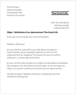 Se désabonner de The Good Life