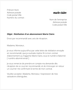 Se désabonner de Marie Claire