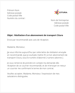 Se désabonner de Citura