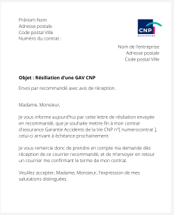 La résiliation d'une GAV CNP