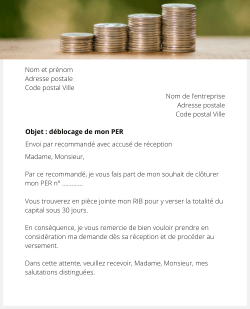 lettre deblocage per