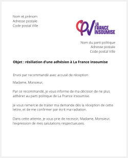lettre resiliation lfi