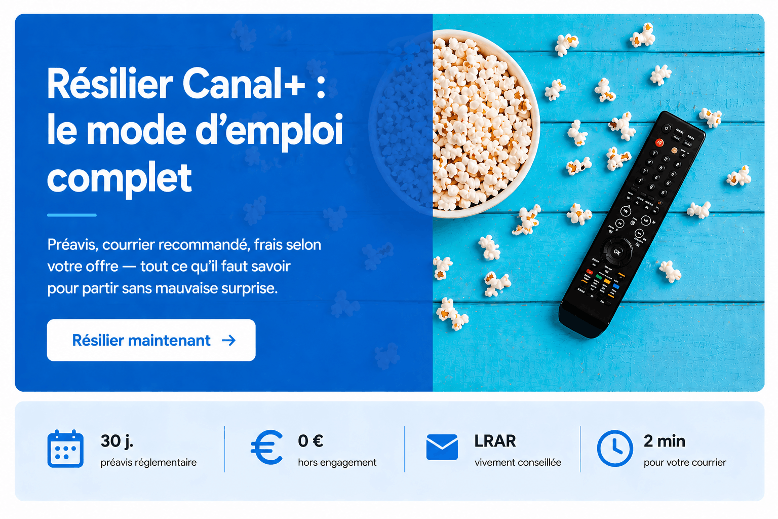 resilier un abonnement canal+