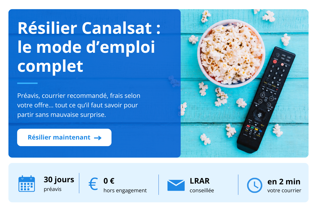 resilier un abonnement canalsat