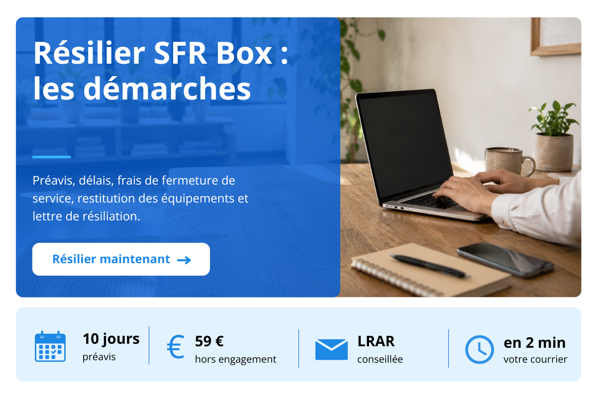 résilier box internet SFR