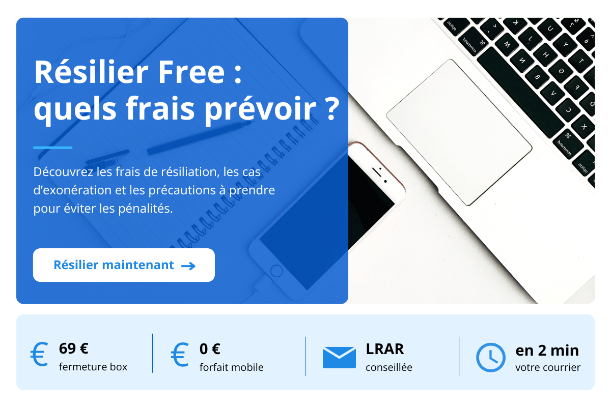 frais resiliation free