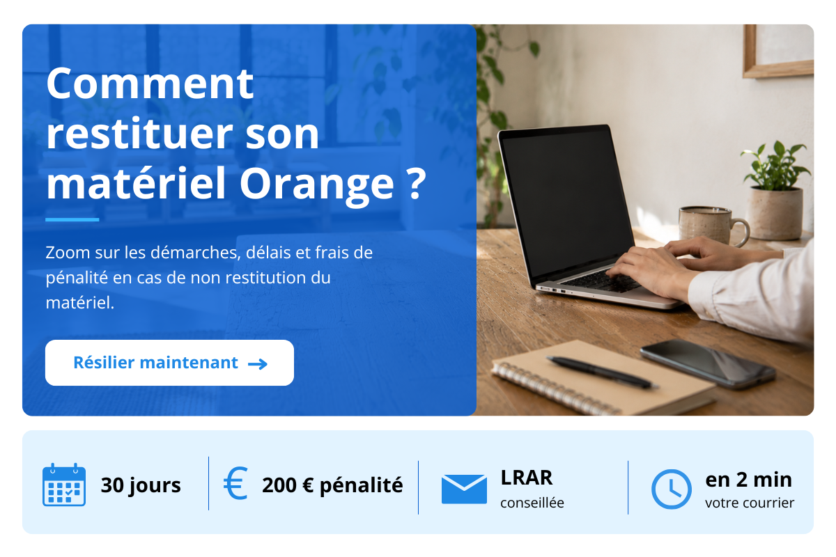 restitution du matériel Orange Livebox