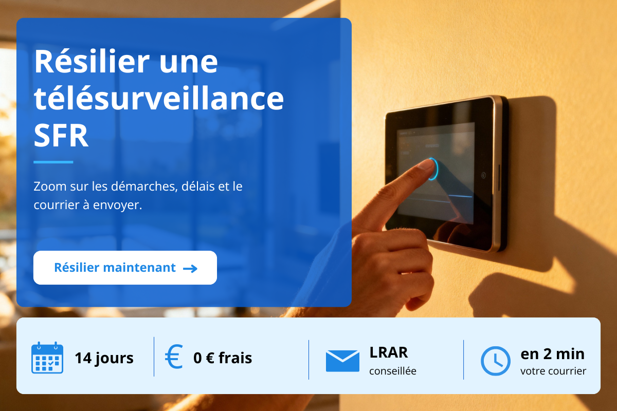 résiliation Maison Sécurisée SFR