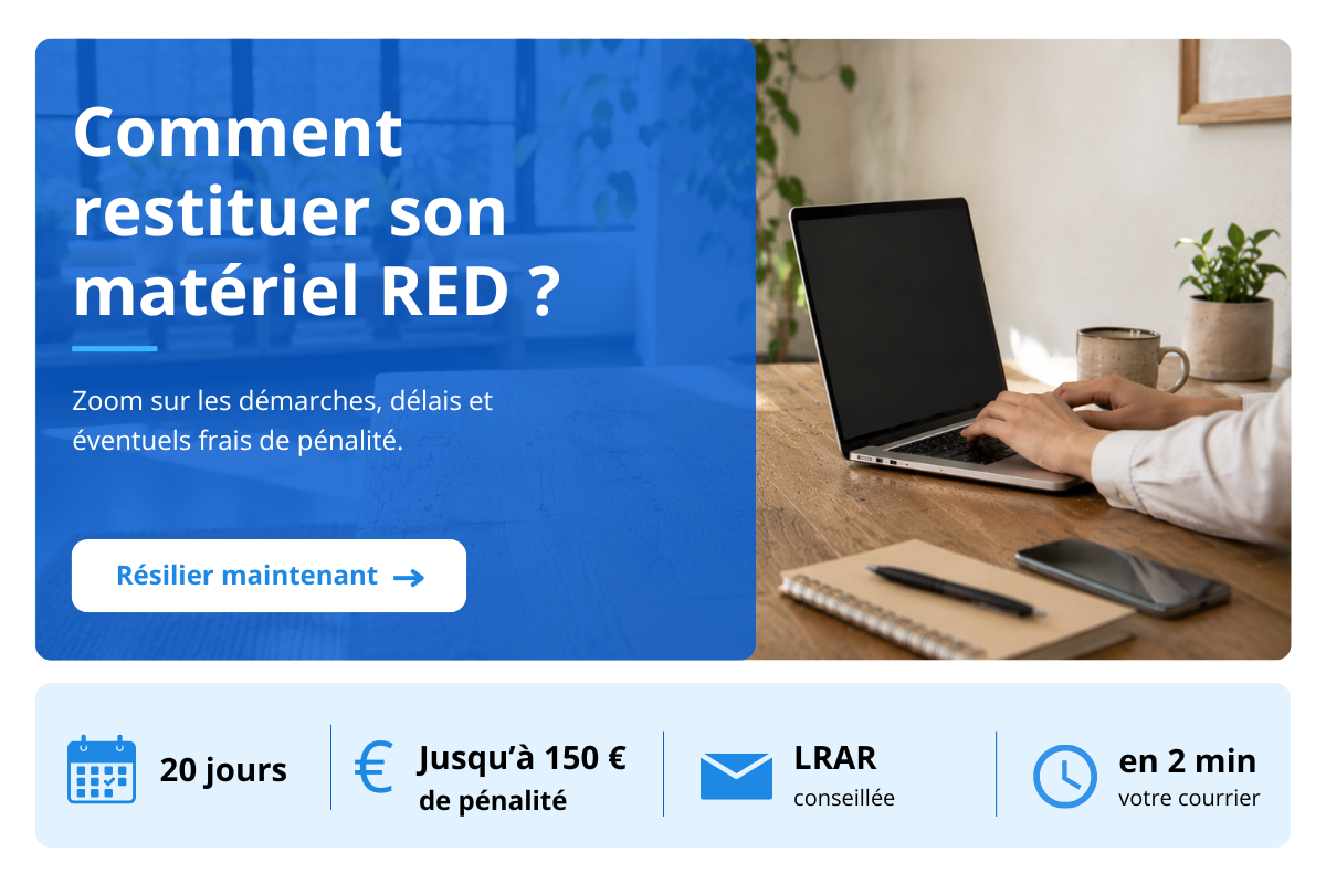 restitution box internet RED by SFR