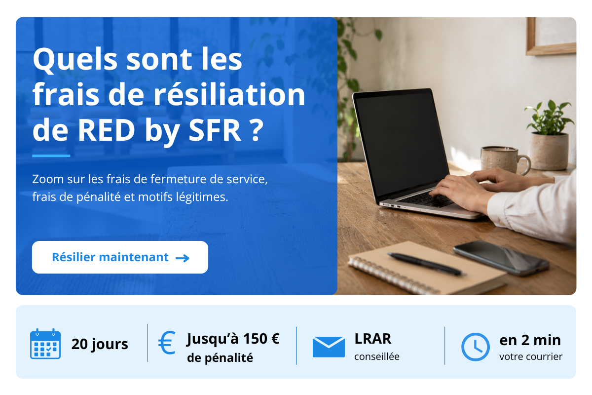 frais de résiliation RED by SFR