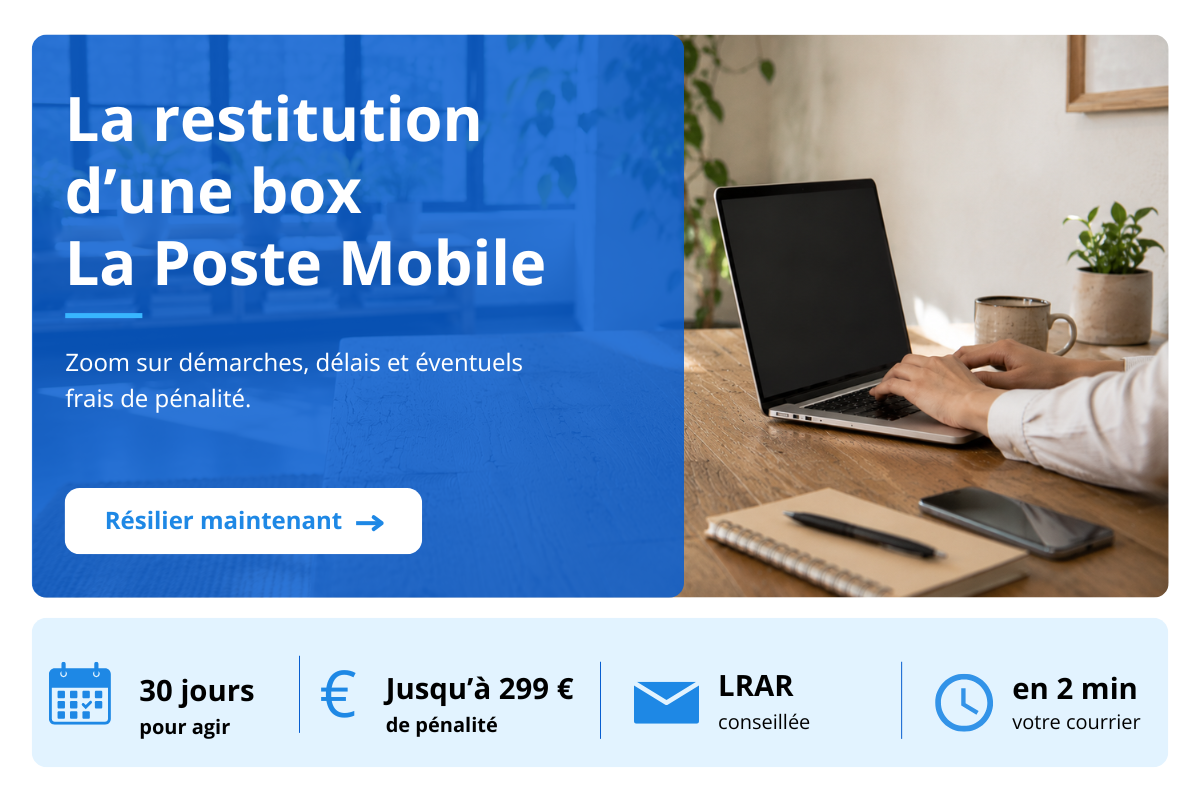 restituer sa box internet La Poste Mobile