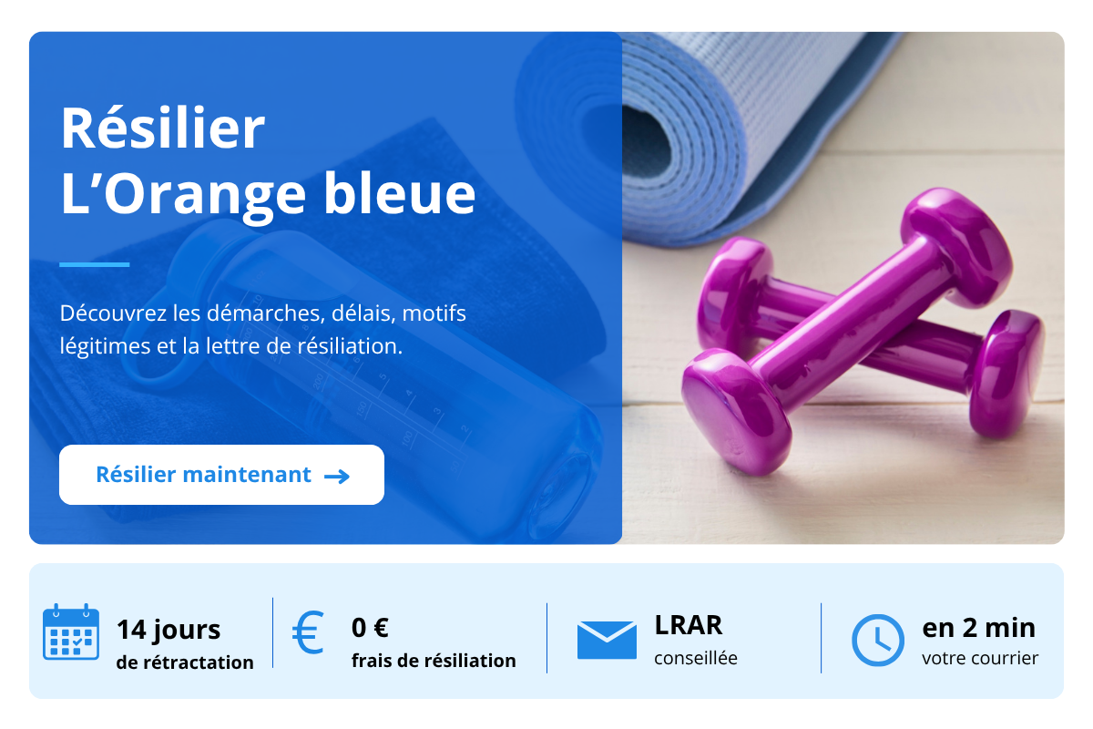 resilier abonnement orange bleue