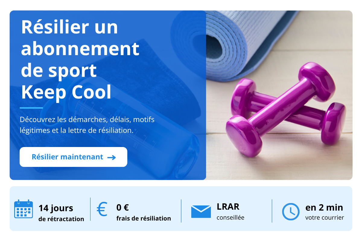 resilier abonnement keep cool