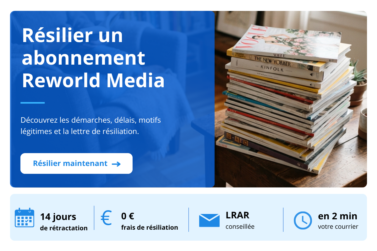 resiliation reworld media presse
