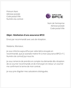 Résilier une assurance BPCE