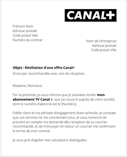 Résilier Canal + pour une hausse du tarif