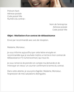 Résilier un contrat de téléassistance