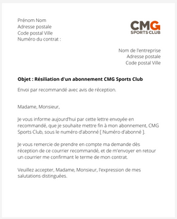 Se désabonner de CMG Sports Club