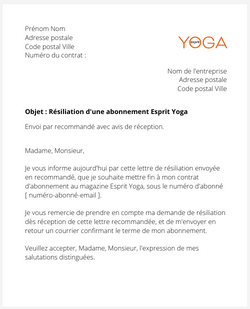 Se désabonner d'Esprit Yoga