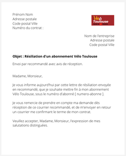 Se désabonner de Vélo Toulouse