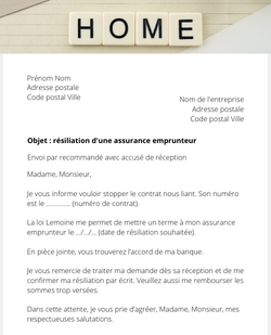 resilier une assurance emprunteur avec la loi lemoine